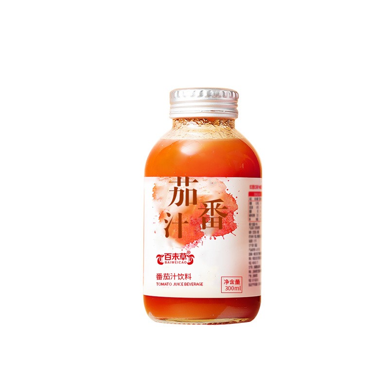 百未草番茄汁饮料 定制代加工自立袋异型袋饮品OEM口服液生产线