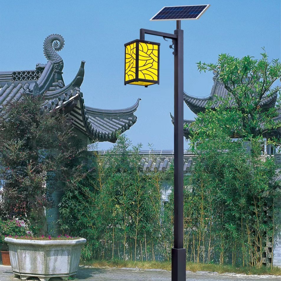 太阳能庭院灯LED户外小区广场中式庭院灯厂家直销太阳能草坪灯