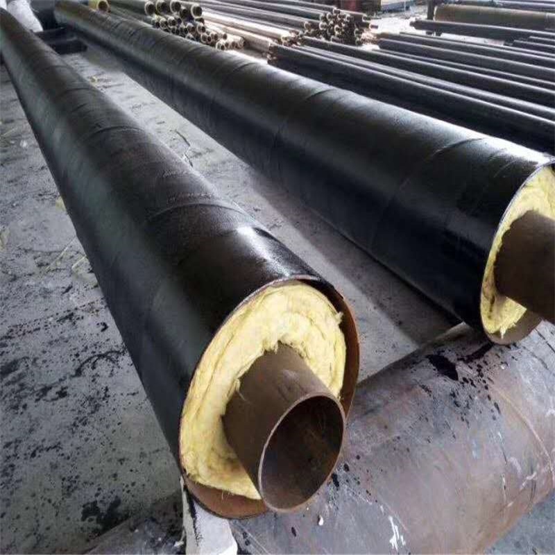 厂家加工供应 钢套钢保温螺旋管道 聚氨酯保温螺旋管道