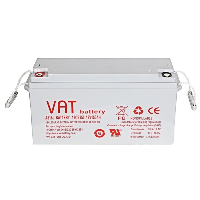 VAT蓄电池12CE150威艾特铅酸电池12V150AH 太阳能电瓶 低压柜配套 报价