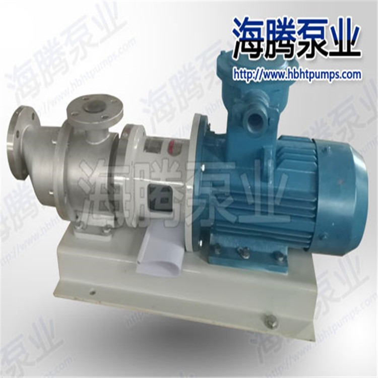 海腾泵业厂家直供 HT1.2型真空齿轮泵 保温真空出料齿轮泵