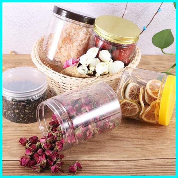 博傲塑料 拧口式塑料食品罐 塑料食品罐 螺旋口广口罐