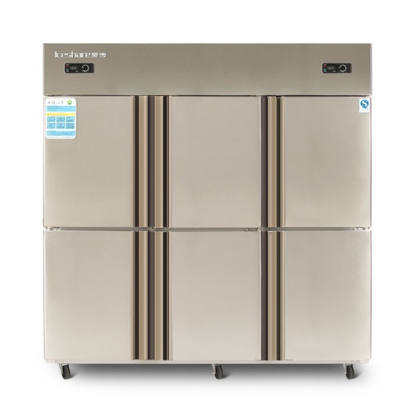 爱雪QB-04L-3DF型冷冻冰柜    成都    风冷款大容量单温六门商用冷冻柜   价格