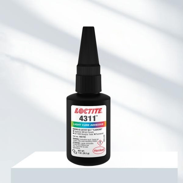 乐泰4311光固化粘合剂发荧光UV胶 一次性医疗塑料金属橡胶粘接