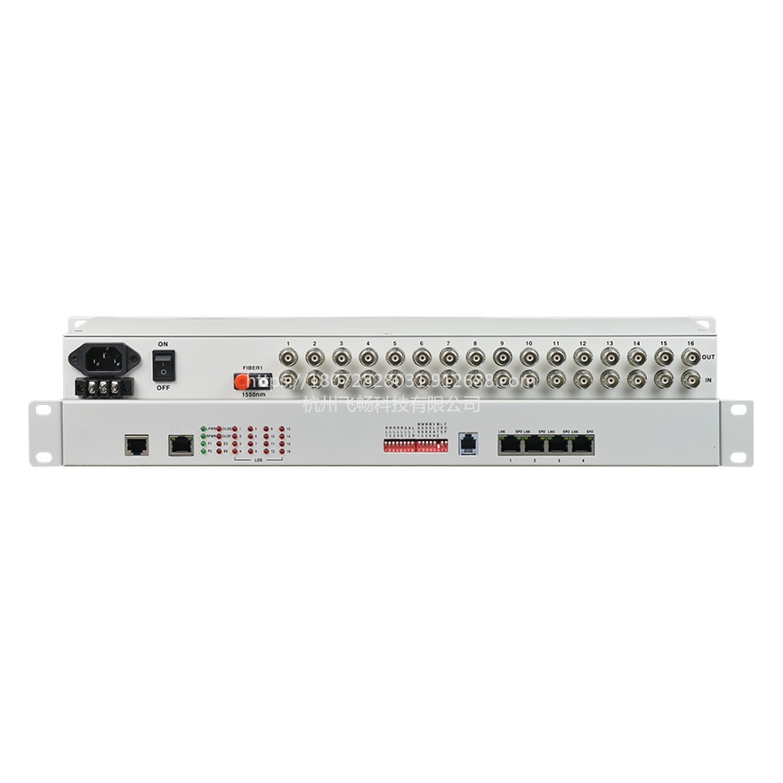 湖南长沙 飞畅科技 16E1-4FE 协议转换器 以太网协议转换器 以太网转E1协议转换器 FCC-E16F4