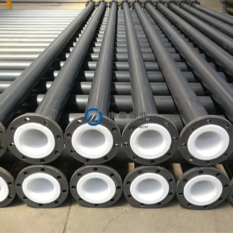 碳钢衬塑管件 钢内衬pe管 钢塑复合管 冶金电力环保排污用钢衬塑管道