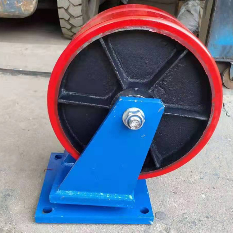 橡胶滚轮6寸工业重型橡胶包胶轮运力胶轮生产厂家