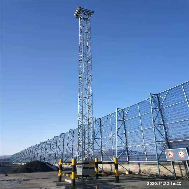 矿山照明升降灯塔 20米固定式钢结构固定式投光灯塔  边防监控塔  泰翔生产  实力厂家欢迎咨询