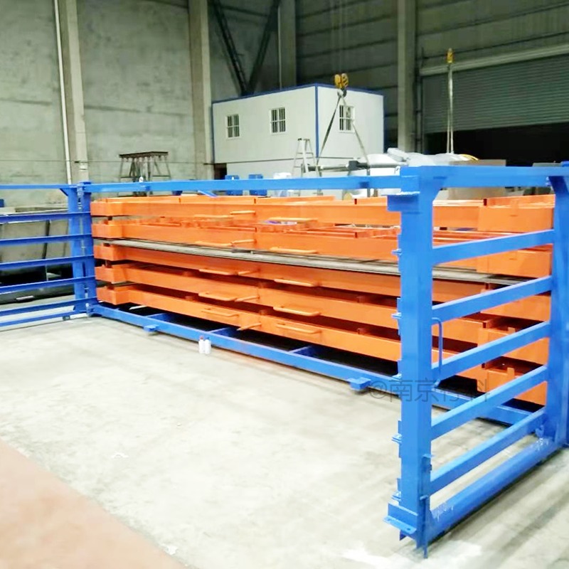 抽屉式仓储货架  6米板材多层放置架 CK-CT-24 镀锌板存储架 铝板放置架图片