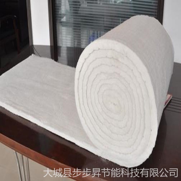 3公分硅酸铝纤维毡 120kg/m3硅酸铝针刺毯 步步昇批发防火硅酸铝板