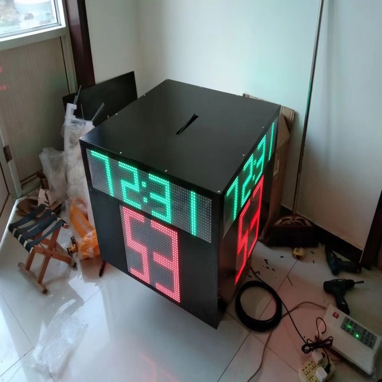 室内场馆液压篮球架 24秒计时器 LED电子显示 龙泰图片