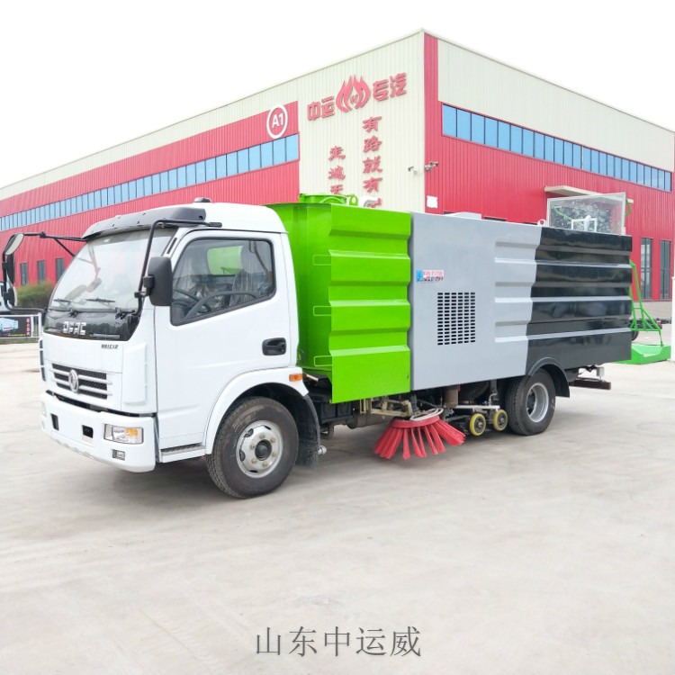 国六东风洗扫车 吸尘洒水扫路车 10吨工业清扫车 中运威