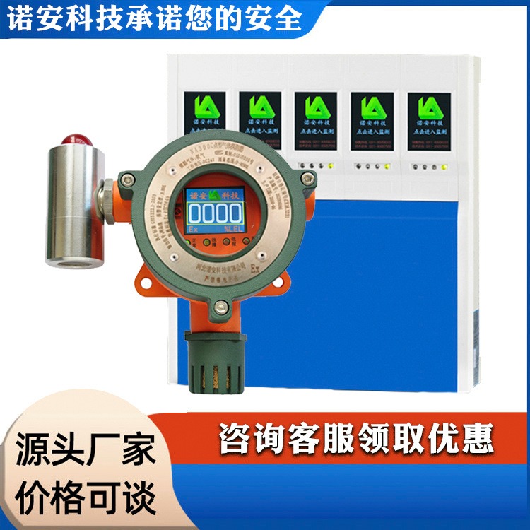 液氨罐区气体报警器 壁挂式数显探测器 氨气浓度报警器