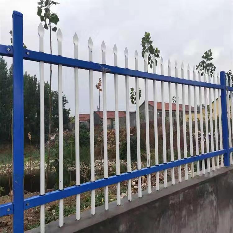 小区别墅围墙护栏 锌钢围栏 庭院围墙 支持安装 方元浩宇