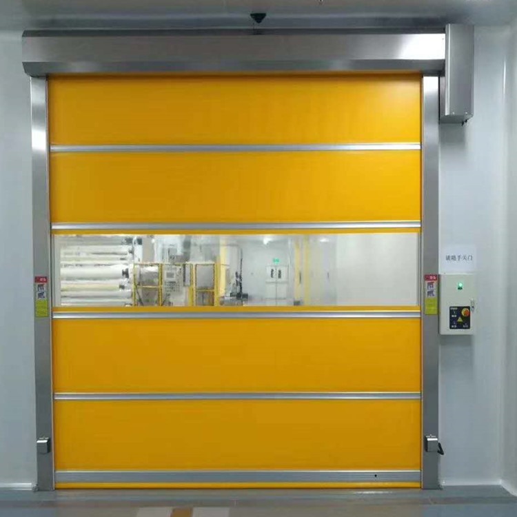 PVC快速卷帘门 可用于物流车间 自动感应设施 安晟