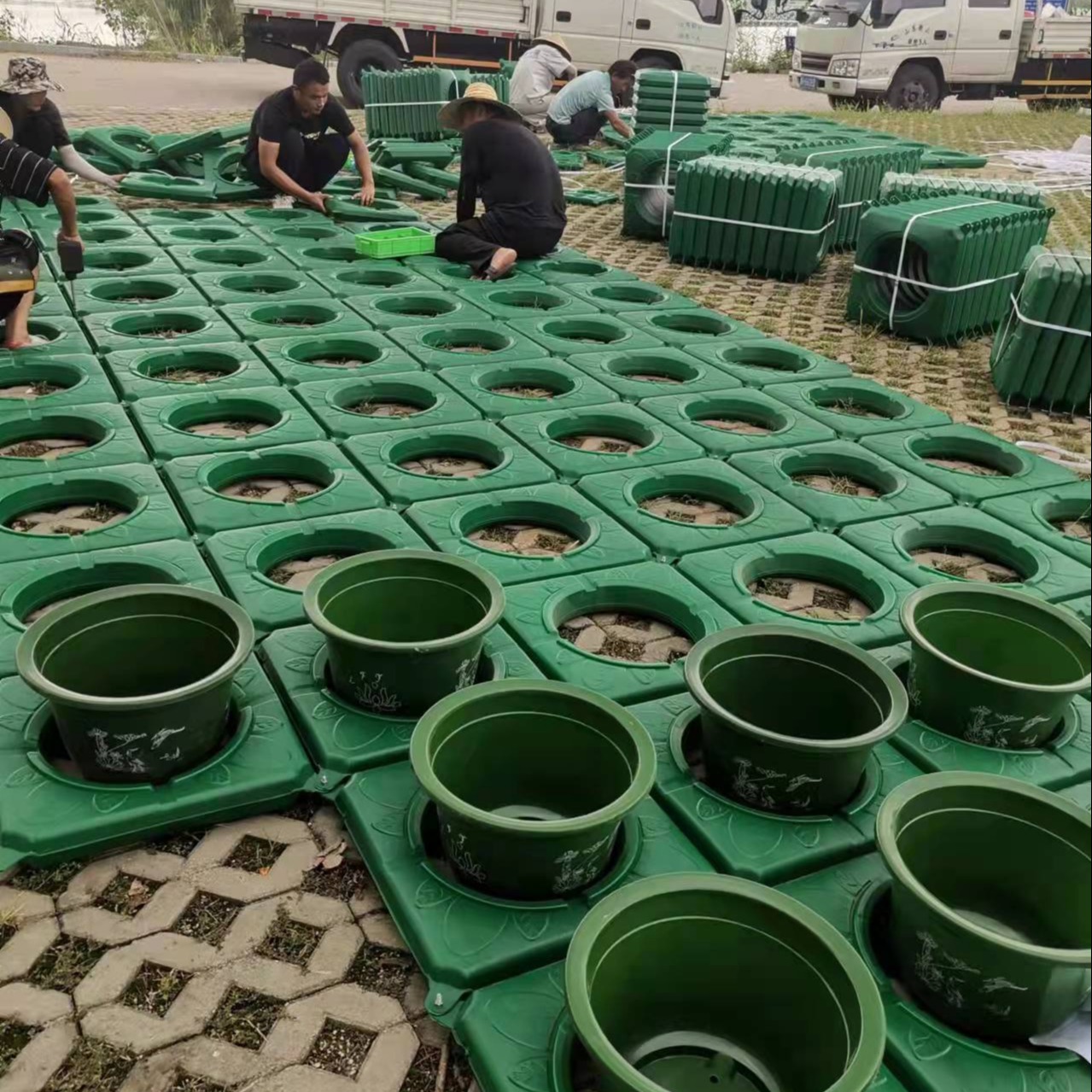 人工浮岛材料 生态浮床价格 水质净化人工浮岛 人工浮床厂家