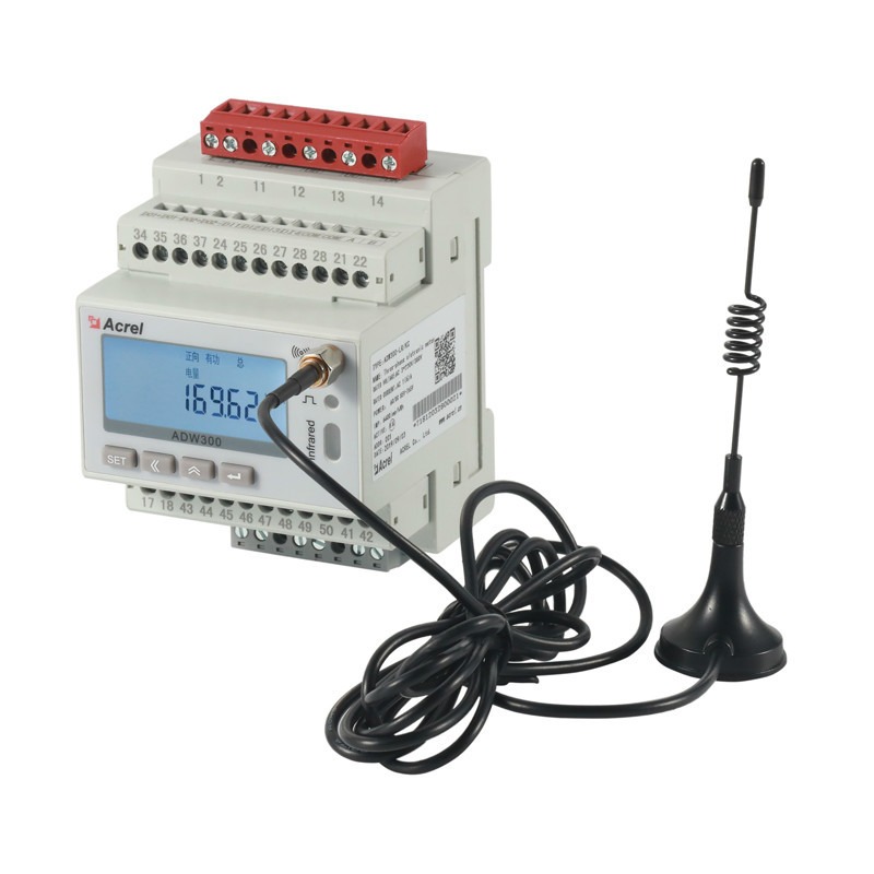 供应无线物联网电表ADW300W/C选配RS485通讯外置开口互感器二次互感器两年质保图片