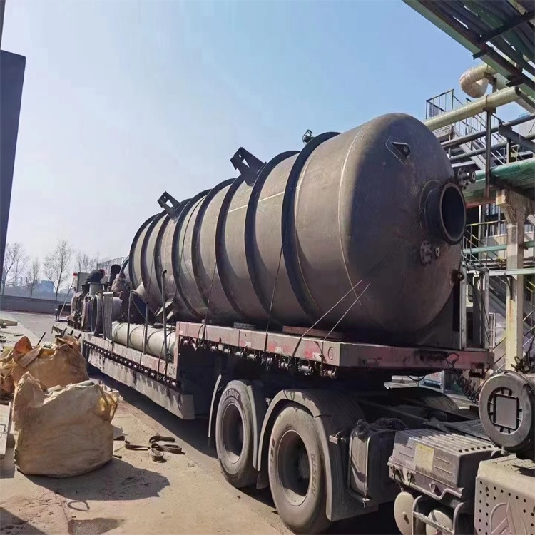 二手5吨钛材MVR蒸发器 全套化工高盐废水浓缩结晶设备带资料盛源