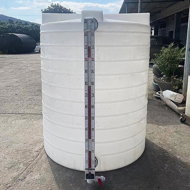 1000L塑料加药箱易清洁 1吨pe搅拌罐水肥一体化灌溉 颜色多样