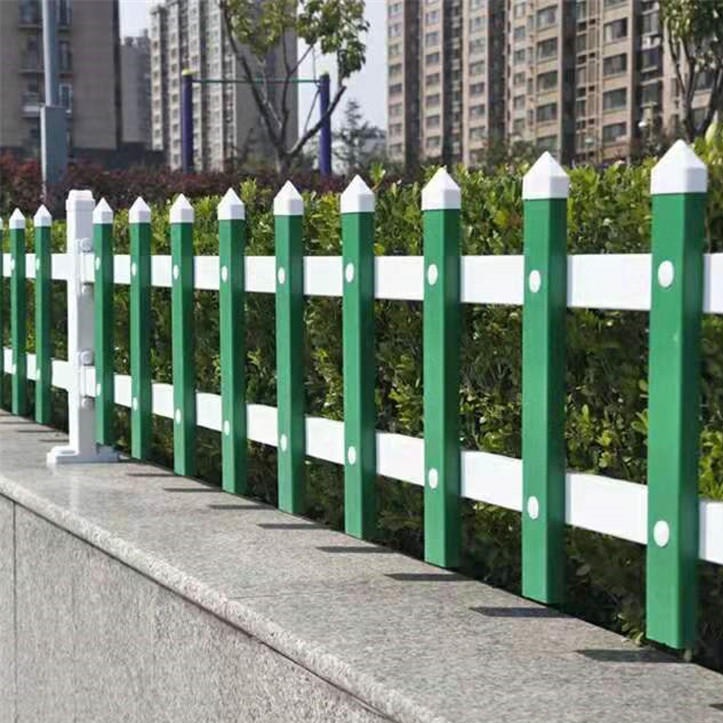 绿化护栏 学校围栏 批量现货 绿化带锌钢草坪护栏定制 雄沃