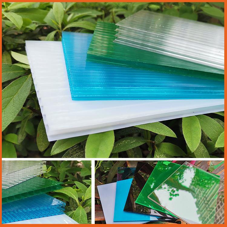 武强县PC空心阳光板 12mm中空阳光板 三层两腔PC阳光板生产厂家图片
