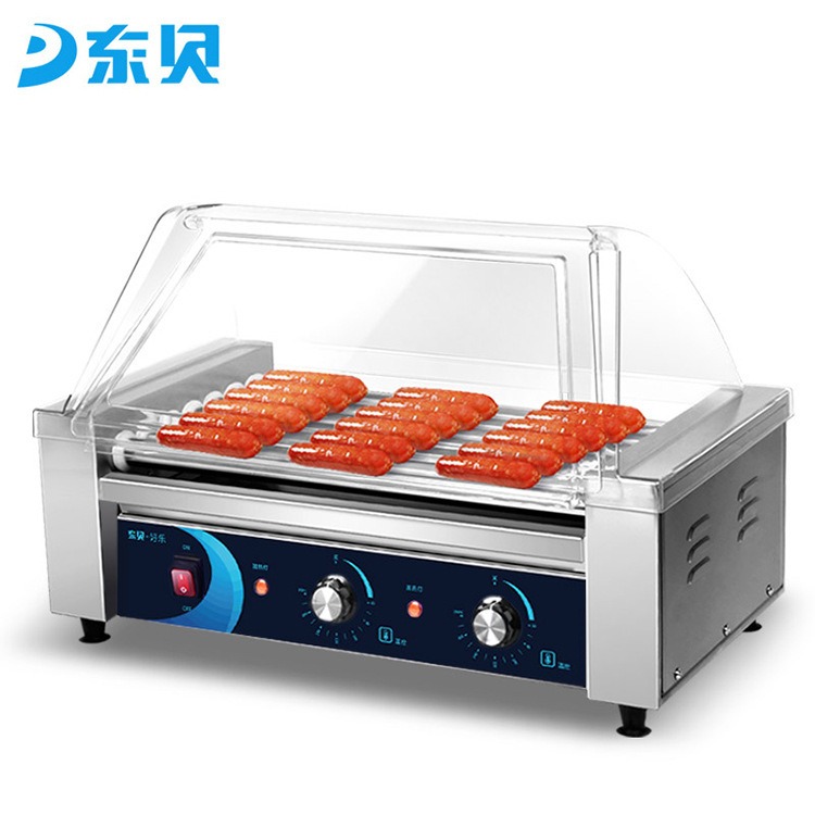 东贝烤肠机HD-5S商用全自动香肠机热狗机火腿肠机工厂直销