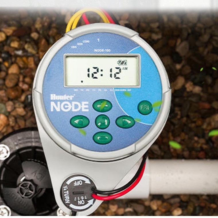 美国亨特NODE-100电池控制器园林灌溉电磁阀门箱hunter智能控制器