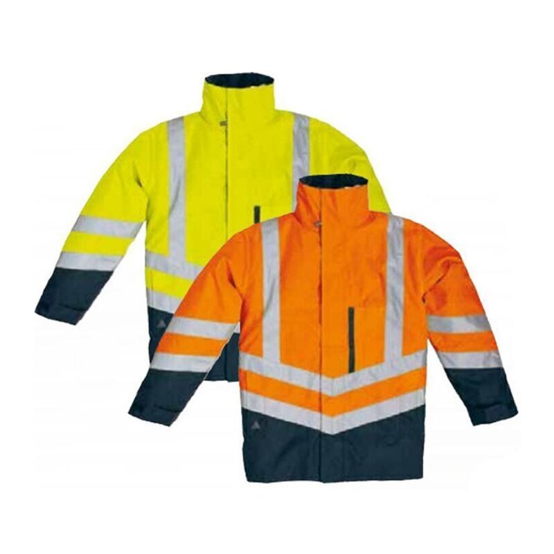 代尔塔404010 PVC涂层防雨防风保暖荧光风雪衣反光服图片