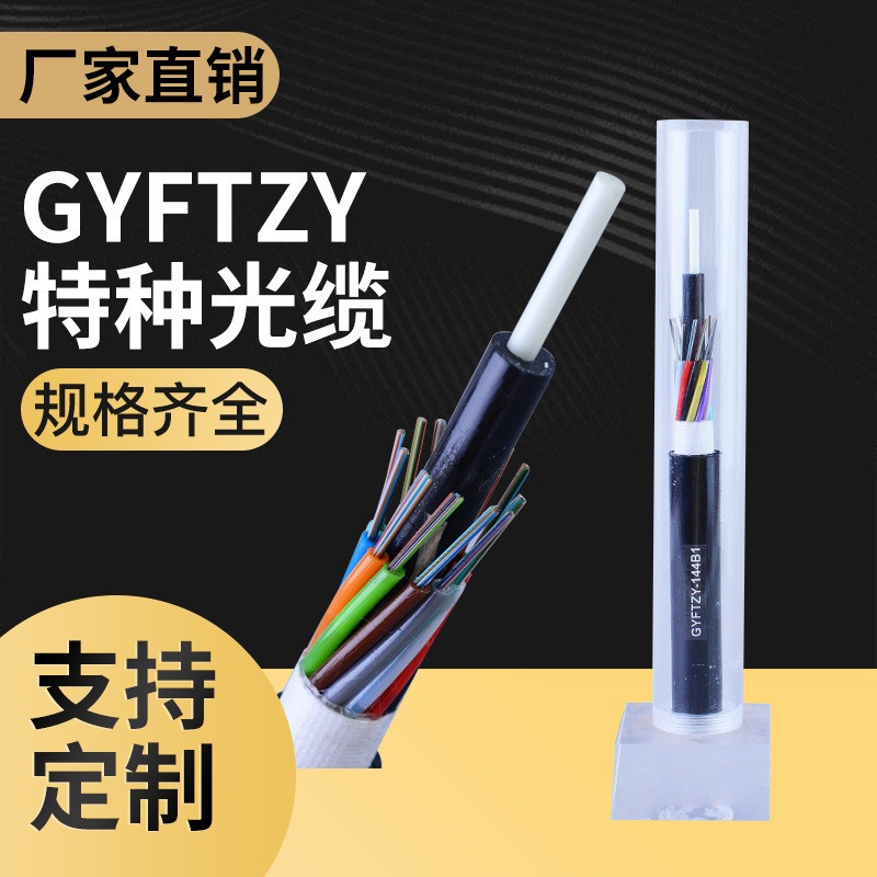 GYFTZY-48B1 室外非金属阻燃光缆 TCGD/通驰光电  GYFTZY光缆 导引光缆