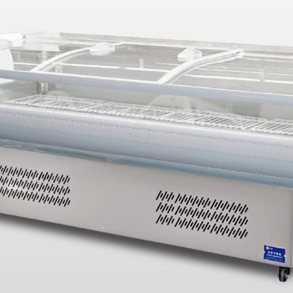 凯雪商超冷柜 KX-2.0GPZ平口直冷冷藏柜 2.5米冷鲜肉保鲜展示柜