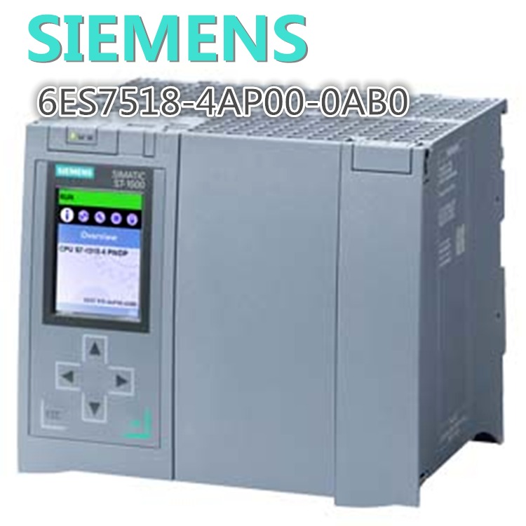 SIMATIC S7-1500可编程控制器6ES7518-4AP00-0AB0标准型CPUSIEMENS/西门子