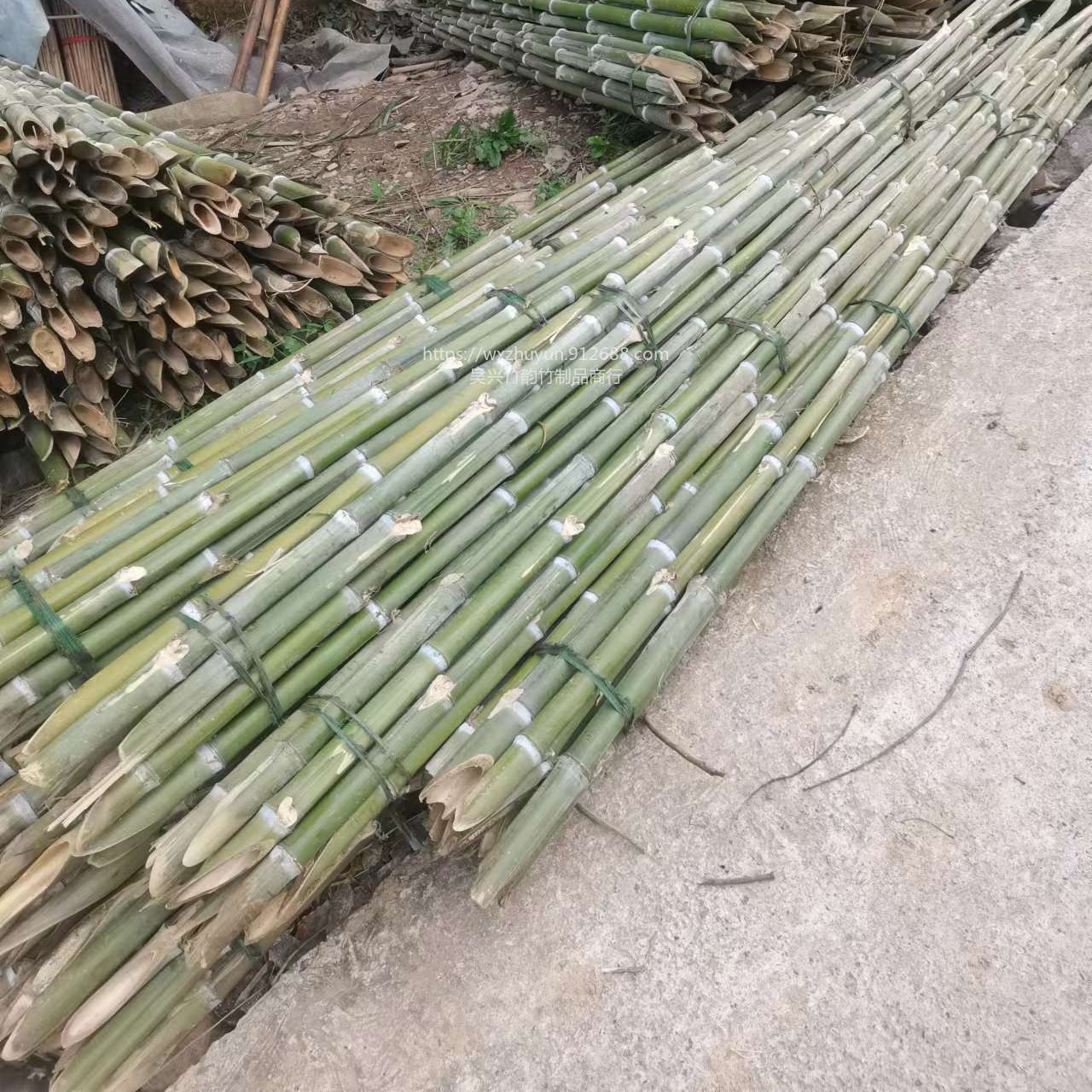 竹韵竹制品厂家源产地批发 本地竹杆子支撑用竹棍图片