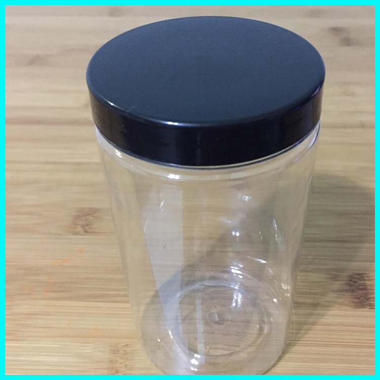 干果零食糖果罐子 博傲塑料 280ml塑料食品罐 PET透明塑料瓶易拉罐