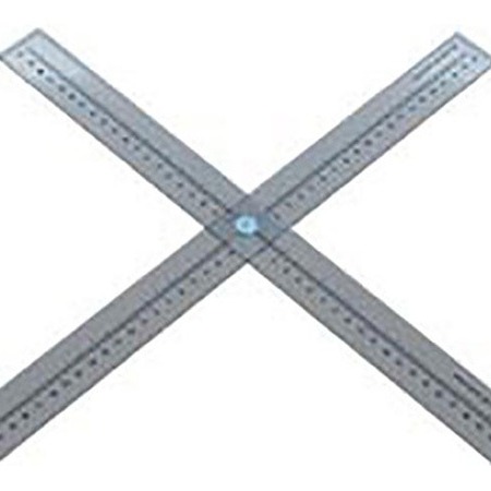 Delta德尔塔仪器十字嵌铅刻度米尺(铅尺)图片