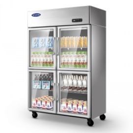 银都商用冰箱 BCL0624S四玻璃门冷藏冰箱 四门保鲜展示柜