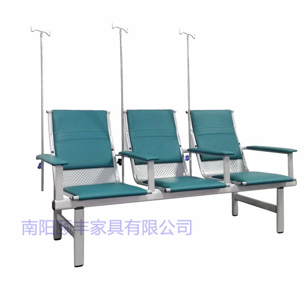 加厚不锈钢输液椅医院诊所椅候诊椅三人位休息等候椅椅子