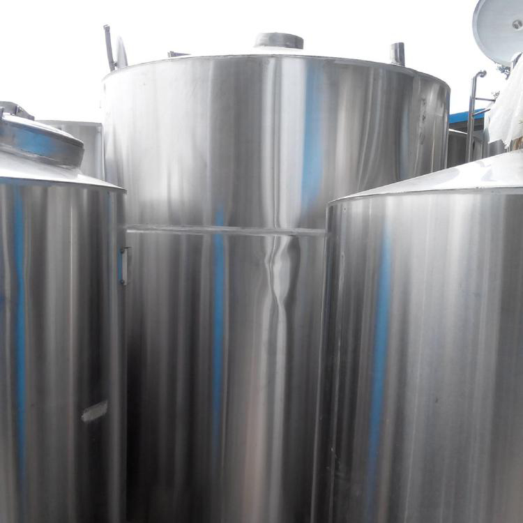二手100立方白酒发酵罐 大量处理 好客机械 圆柱内浮顶储罐 大量出售