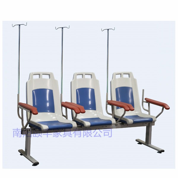 海南输液椅厂家ABS输液椅公交座板三人坐输液椅F-626图片