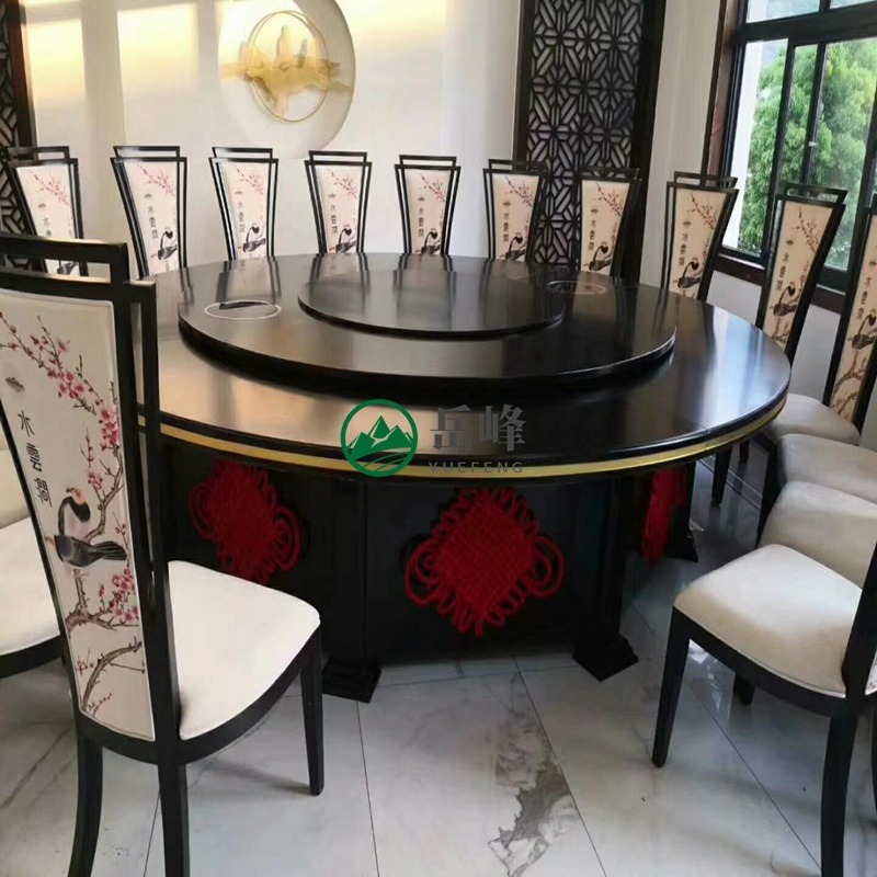 22人上海餐桌批发市场酒店价格5600	白色圆形餐桌定制	厂家安装电动圆桌视频