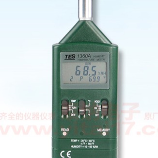 TES-1360A数字式温湿度仪有华氏单位转换  测量环境空气温度  湿度图片