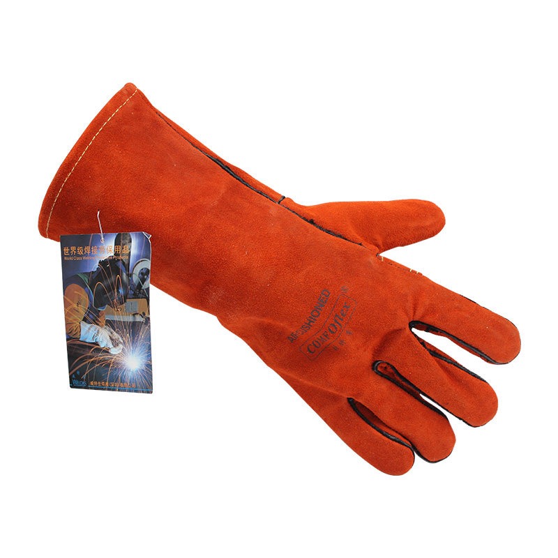 威特仕10-2170-L斜拇指款锈橙色焊工手套