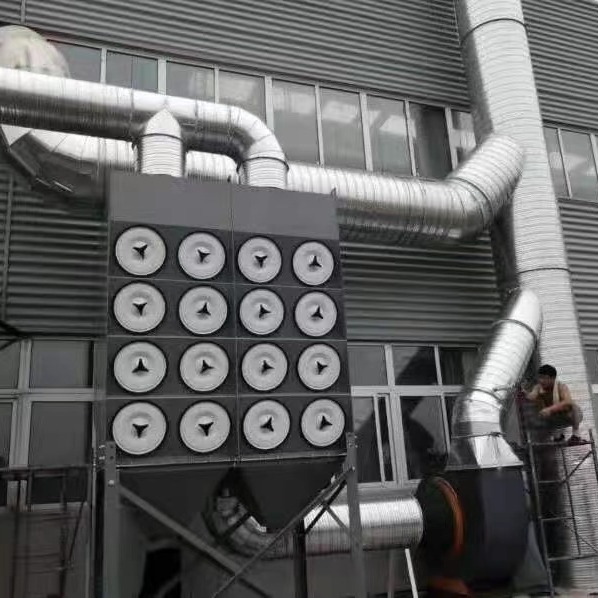 金属加工厂在线清灰系统 2万风量滤筒除尘器 滤芯式除尘器 乐迪支持定制