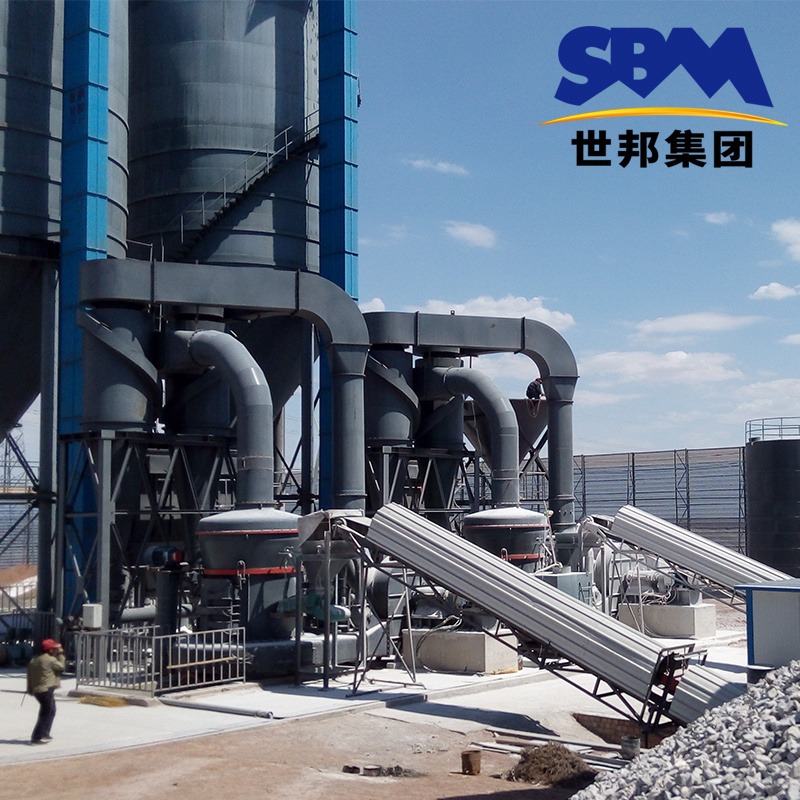 钙粉磨粉设备 上海世邦钙粉生产线设备 建筑石膏粉生产线图片