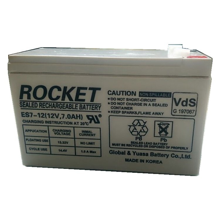 ROCKET蓄电池ES12-12火箭蓄电池12V12AH