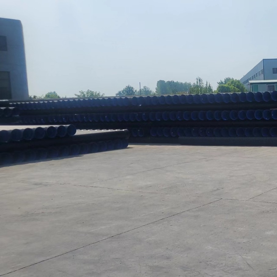 安庆市HDPE双壁波纹管豪洋管业波纹管安徽厂家直销生产基地企标管300400