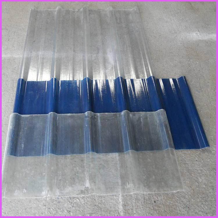 武汉压型玻璃钢采光板 隔热采光瓦 frp玻璃纤维采光板
