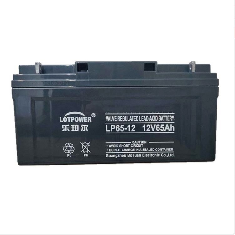 乐珀尔蓄电池LP65-12 全新LOTPOWER蓄电池12V65AH应急后备电源