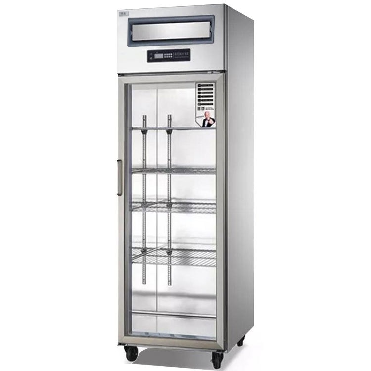 鼎美保鲜柜BS0.5G 单玻璃门冷藏陈列柜 蔬果保鲜展示柜 商用单门冷藏展示冰箱