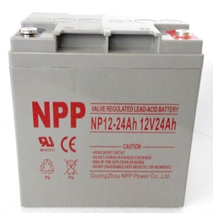 NPP耐普蓄电池NPG12-24 耐普12V24AH直流屏 太阳能专用胶体蓄电池