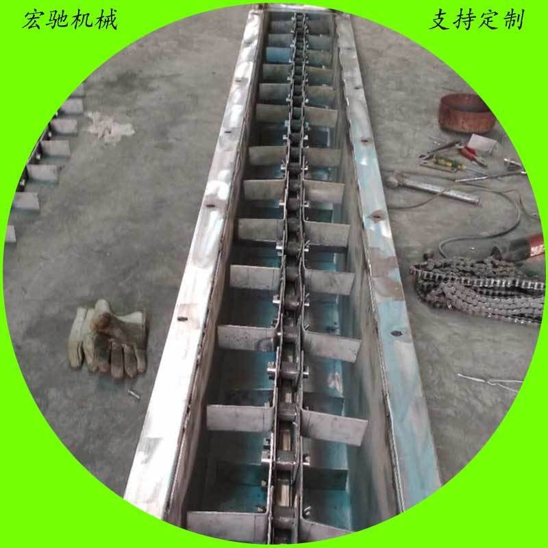 矿用FU链式刮板输送机主要功能  宏驰金属矿刮板输送机图片